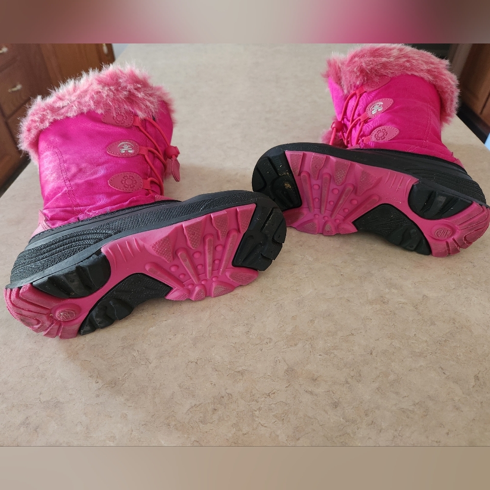 Girls Faux Fur Snow Boots- Kamik - Picture 7 of 8